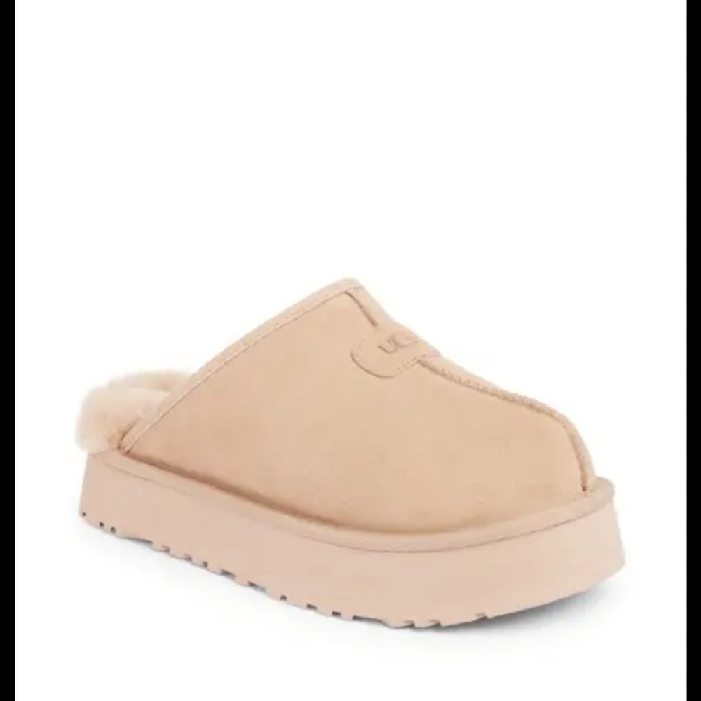 Gently Used UGG Size 40 Women's Discoquette Slide Slipper Musterd Seed